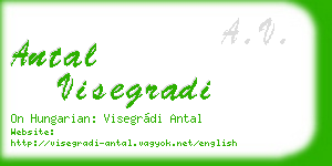antal visegradi business card